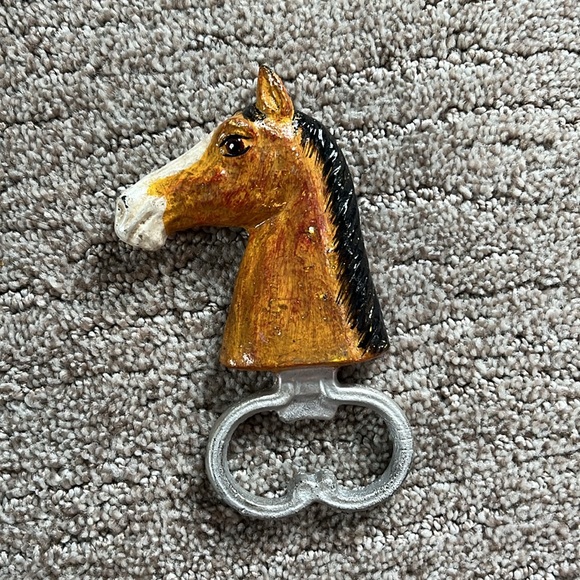 Cast iron Horse bottle top opener - Picture 2 of 2
